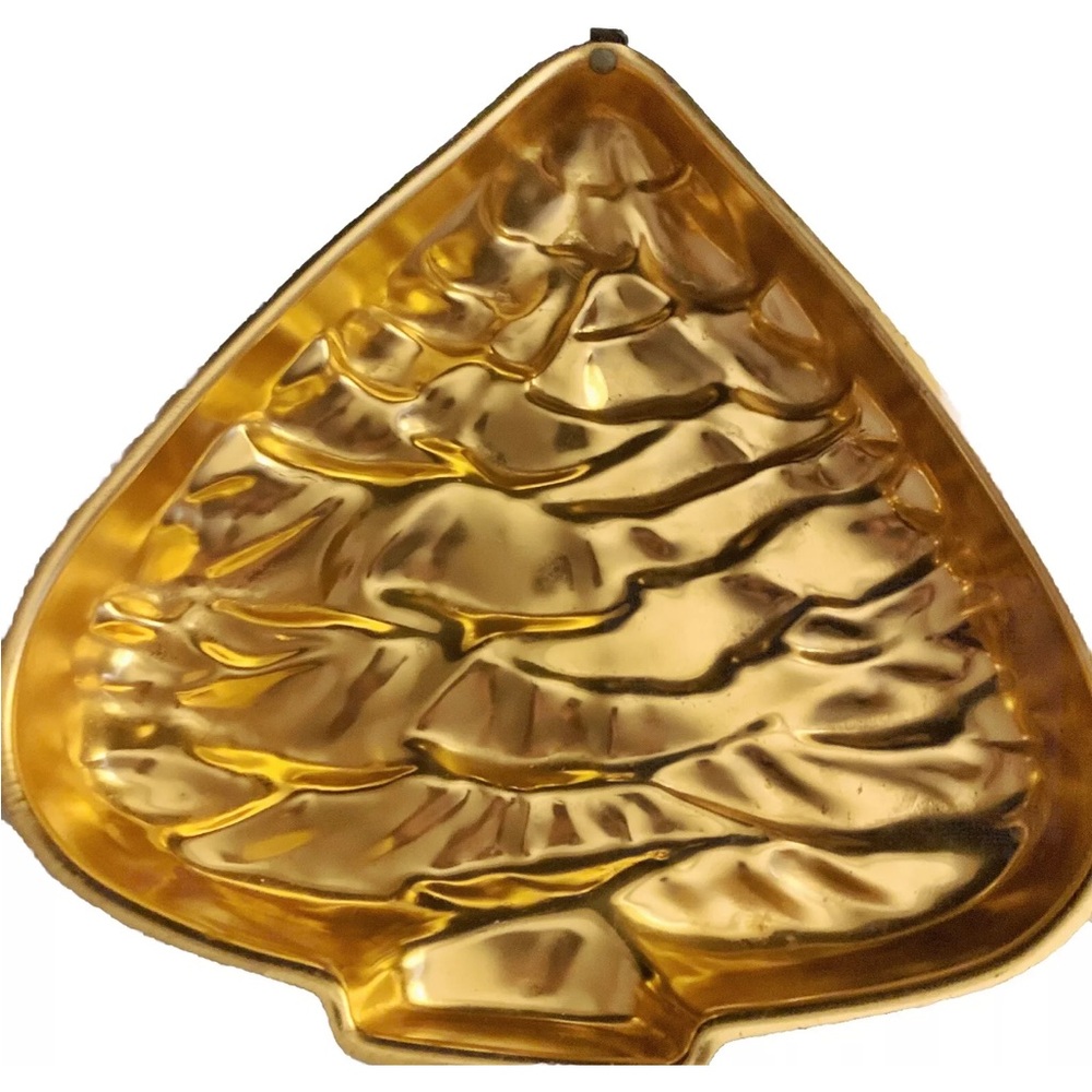 Nordic Ware Vintage Copper Christmas Tree Jello Pan Mold Wall Decor